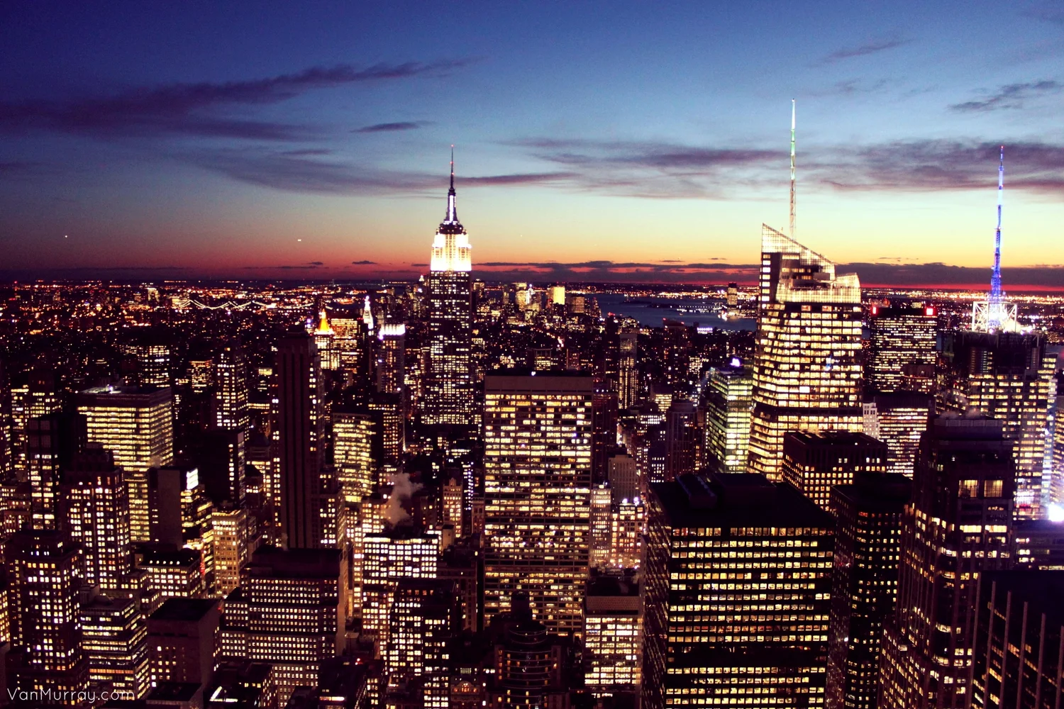 New York City at night