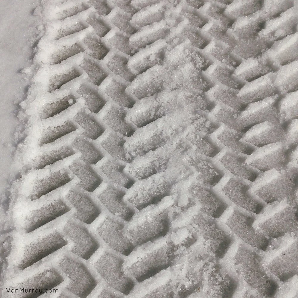 Snow tracks